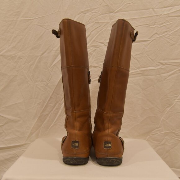 Brown Leather Women's Boots - Picture 4 of 15